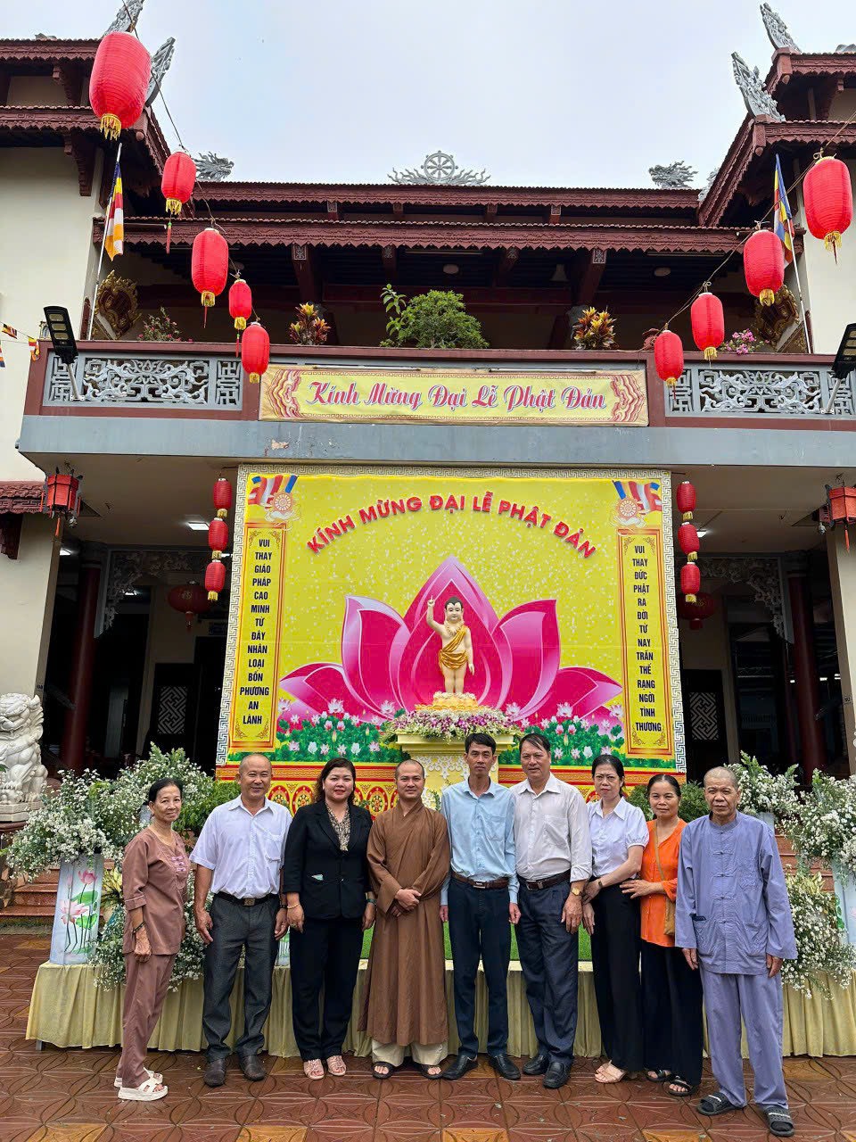 LÃNH ĐẠO PHƯỜNG TÂN LẬP  ĐI THĂM , CHÚC MỪNG CÁC CƠ SỞ PHẬT GIÁO TRÊN ĐỊA BÀN NHÂN DỊP ĐẠI LỄ PHẬT ĐẢN DL2024.